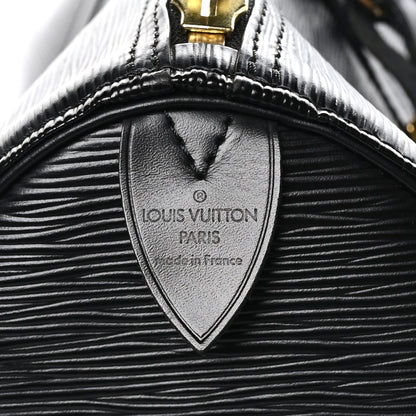 Louis Vuitton Epi Keepall 45 Black 6 of 10