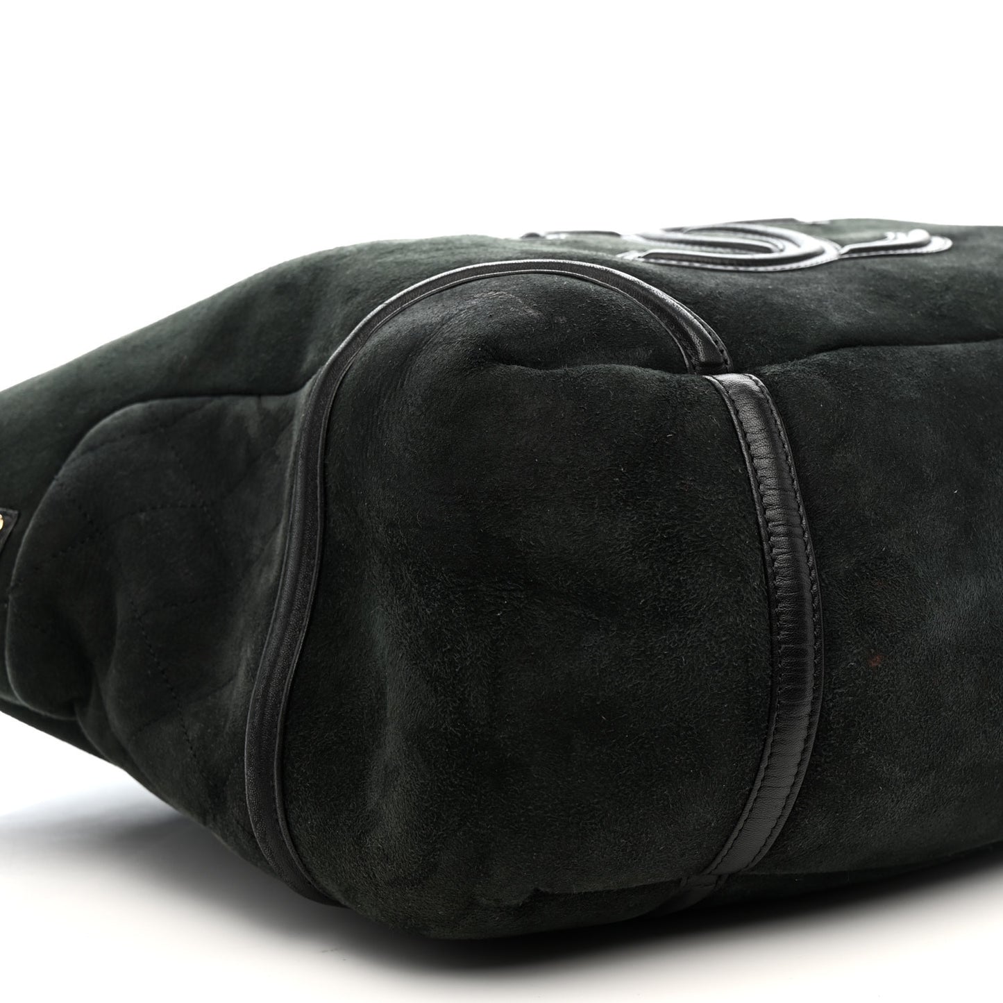 Suede Sparkling Winter Messenger Black