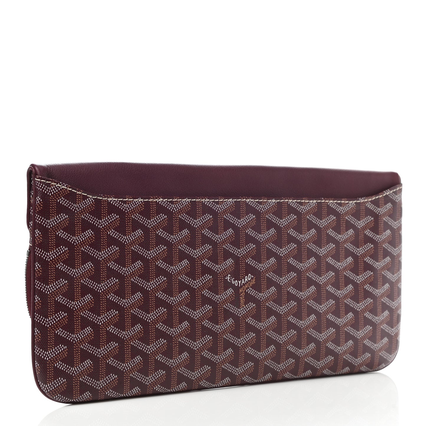 Goyardine Sainte Marie Soft Clutch Bordeaux