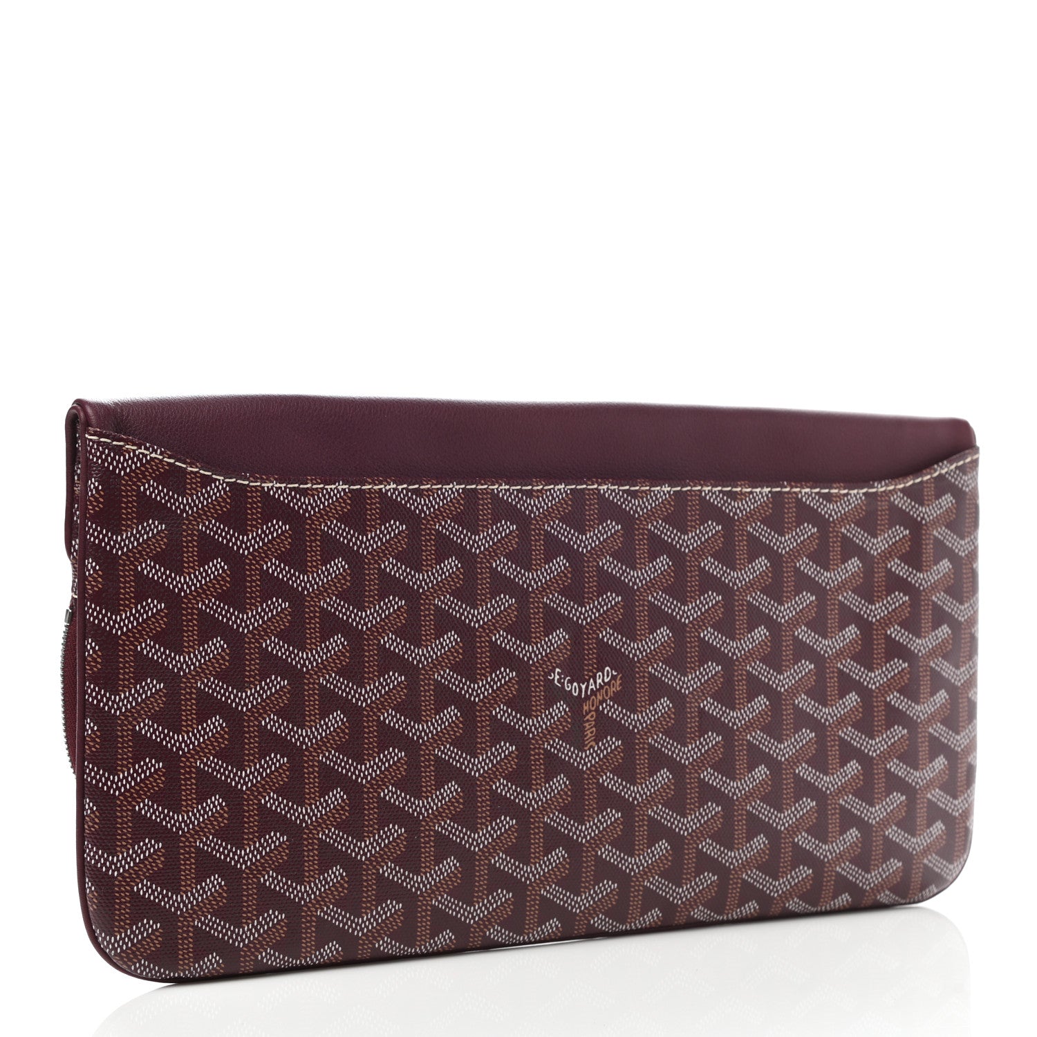 Goyard Goyardine Sainte Marie Soft Clutch Bordeaux 3 of 7