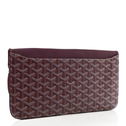 Goyard Goyardine Sainte Marie Soft Clutch Bordeaux 3 of 7
