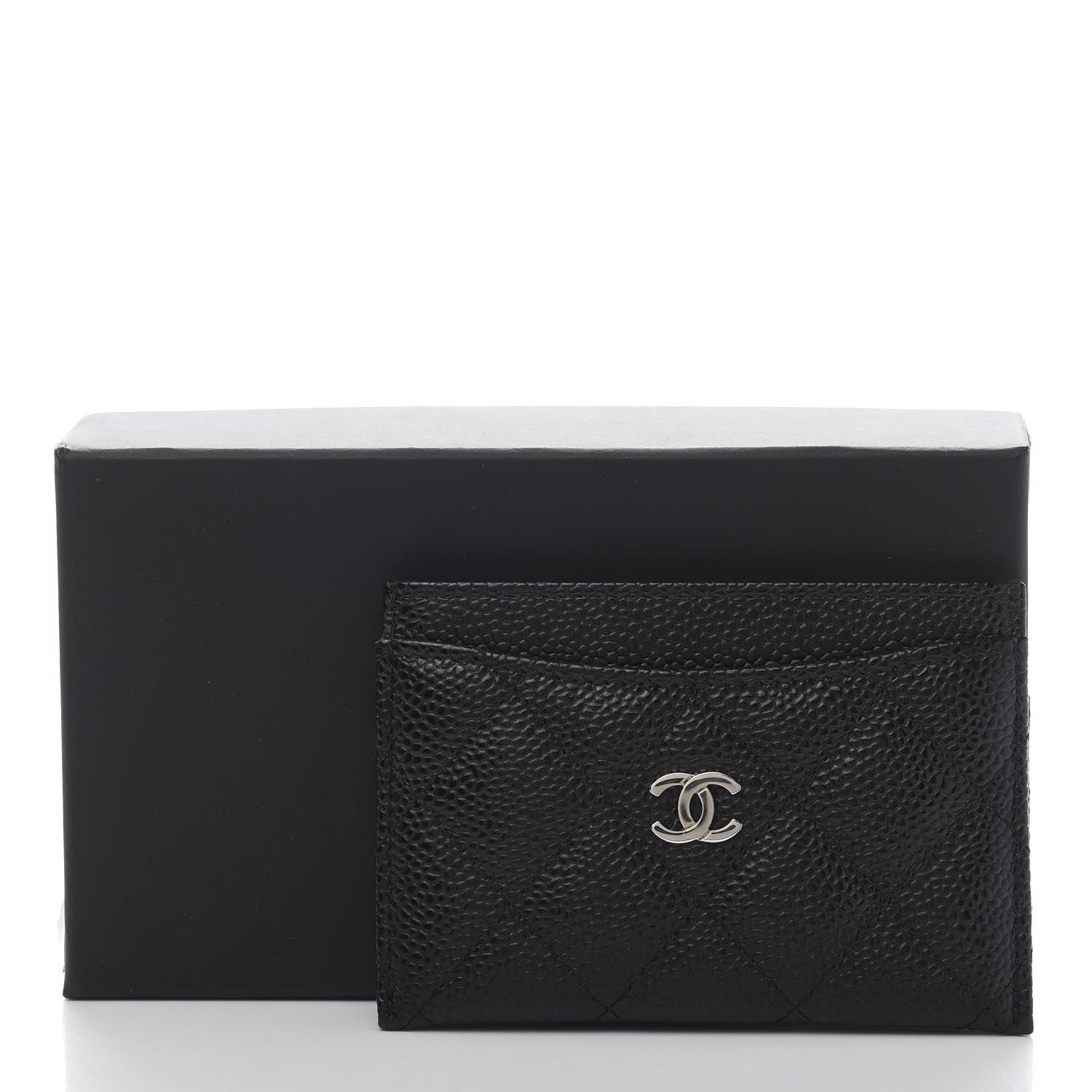 Chanel Caviar Quilted Card Holder Black 11 of 11