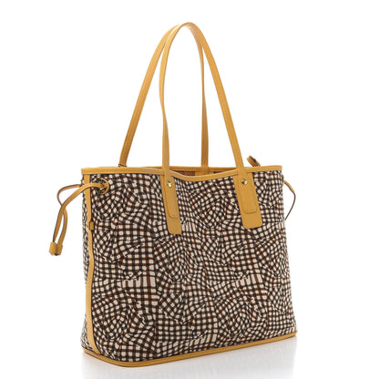 MCM Visetos Medium Liz Reversible Shopper Tote Cognac Yellow 13 of 18