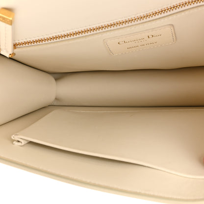 Christian Dior Box Calfskin 30 Montaigne Flap Bag Ivory 5 of 15