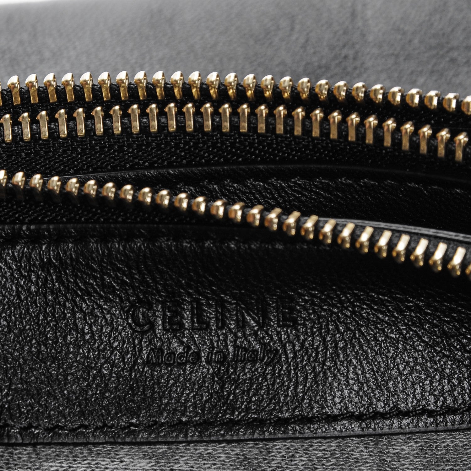 Celine Lambskin Small Trio Crossbody Bag Black 6 of 7