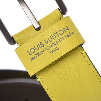 Louis Vuitton Damier Infini Calfskin 40mm Belt 100 40 Vert Acide 6 of 8