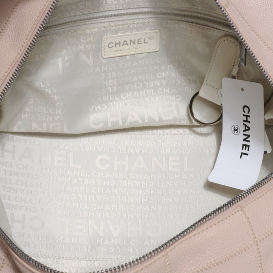 Chanel Caviar Square Stitched Bag Light Pink 5 of 7
