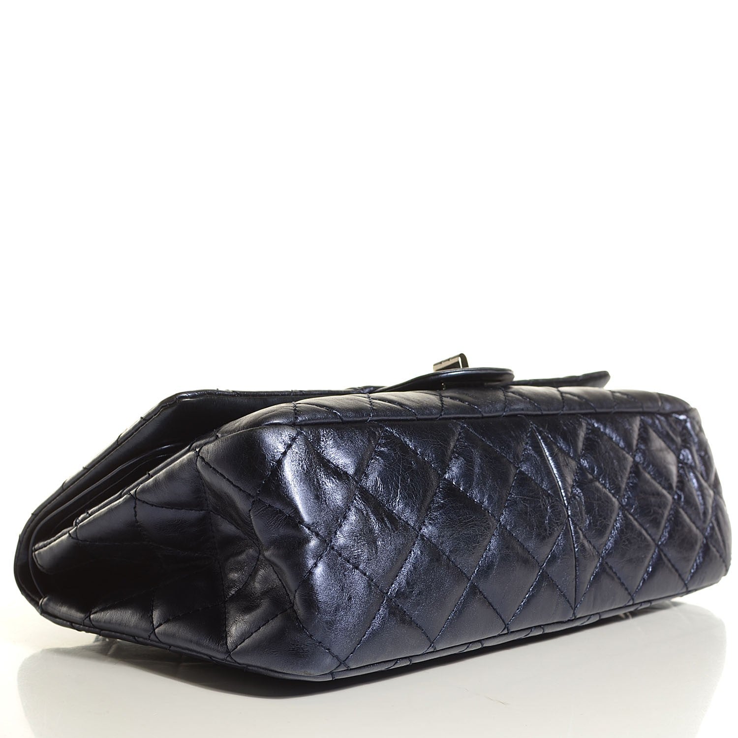 Chanel Metallic Calfskin 2.55 Reissue Flap 227 Blue 4 of 9