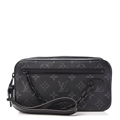 Louis Vuitton Monogram Eclipse Pochette Volga 1 of 10