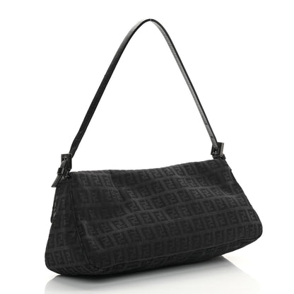 Fendi Zucchino Baguette Black 2 of 12