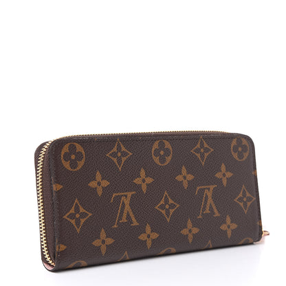 Louis Vuitton Monogram Clemence Wallet Rose Ballerine 3 of 8