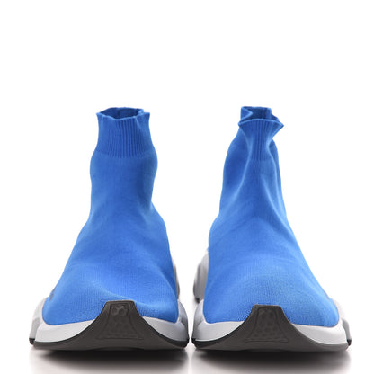 Balenciaga Neoprene Knit Mens Speed Sneakers 42 Bleu 2 of 9