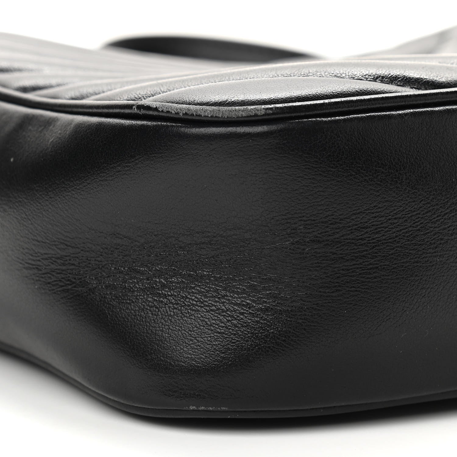 Saint Laurent Calfskin Matelasse Monogram Lou Camera Bag Black 9 of 21