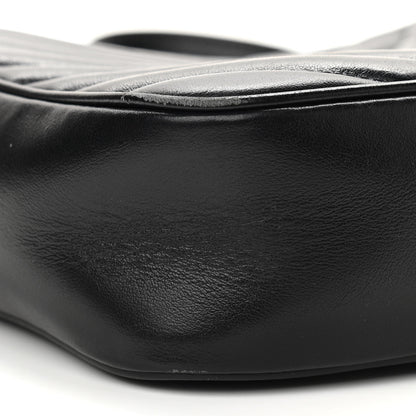 Saint Laurent Calfskin Matelasse Monogram Lou Camera Bag Black 9 of 21