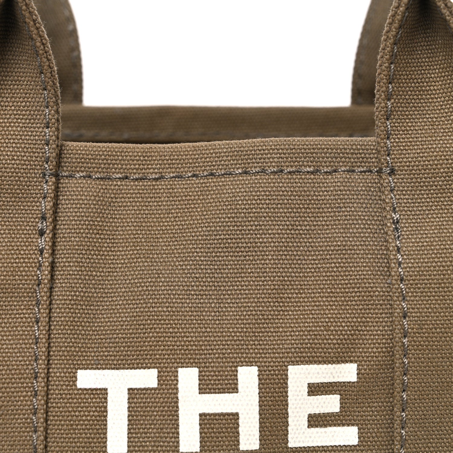 Marc Jacobs Cotton Canvas Small The Traveler Tote Bag Slate Green 8 of 10