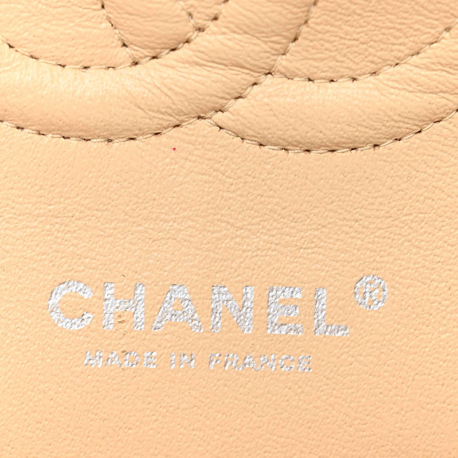 Chanel Caviar Quilted Medium Double Flap Beige Clair 6 of 10