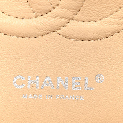 Chanel Caviar Quilted Medium Double Flap Beige Clair 6 of 10