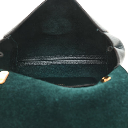 Mulberry Small Classic Grain Calfskin Small Lily Flap Dark Green 5 of 9