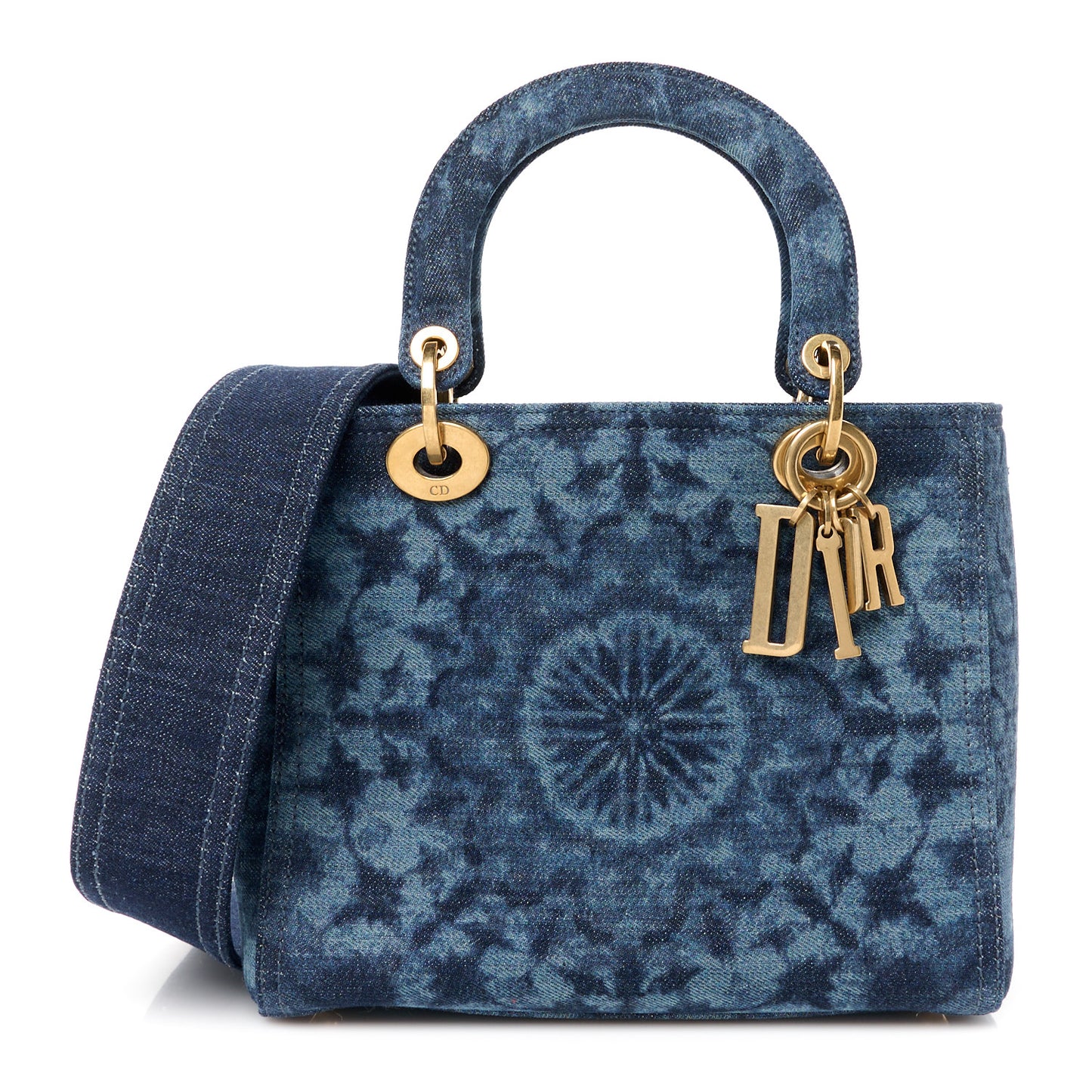 Denim Medium KaleiDiorscopic Lady Dior Blue