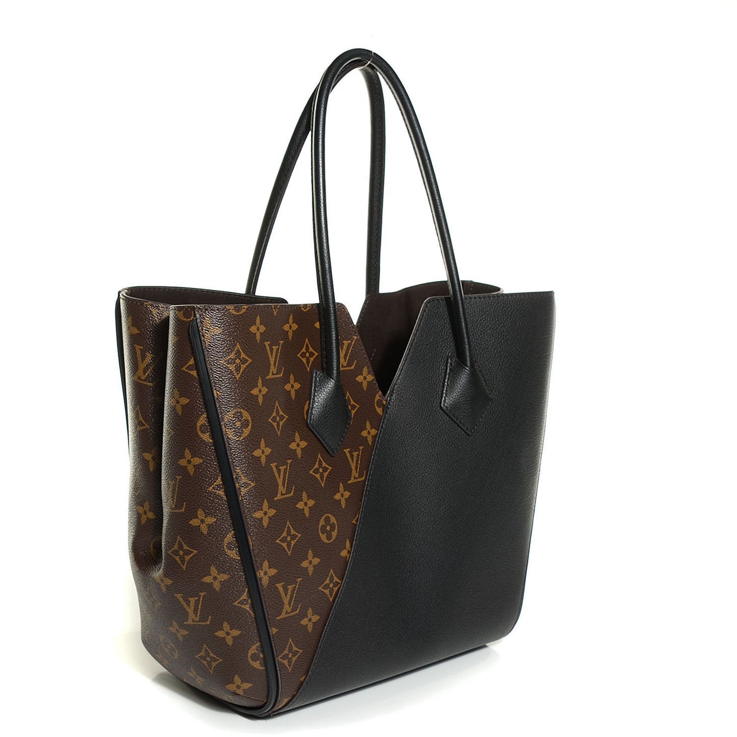 Calfskin Monogram Kimono Tote Black