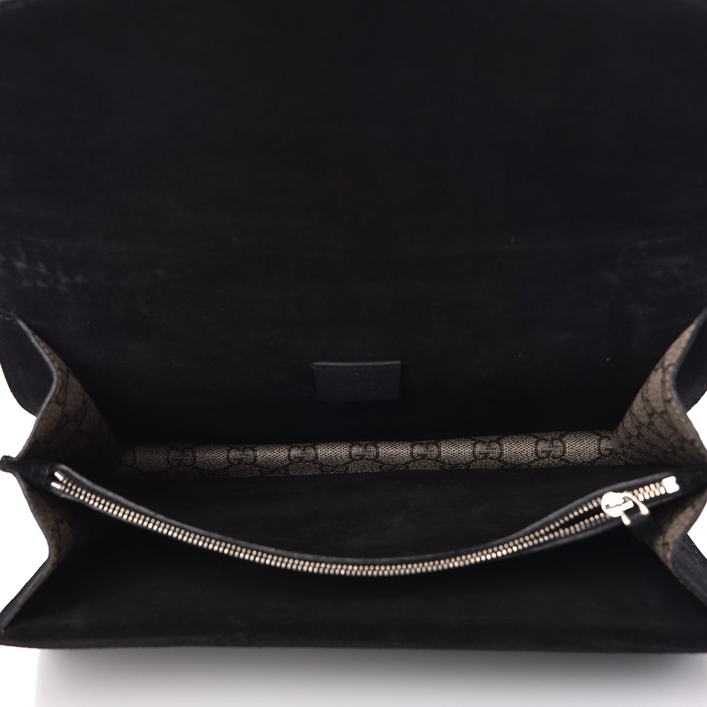 GG Supreme Monogram Medium Dionysus Shoulder Bag Black