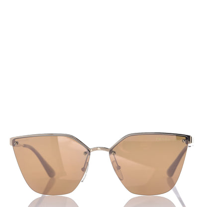 Prada Cat Eye Sunglasses SPR 68T Gold 2 of 7