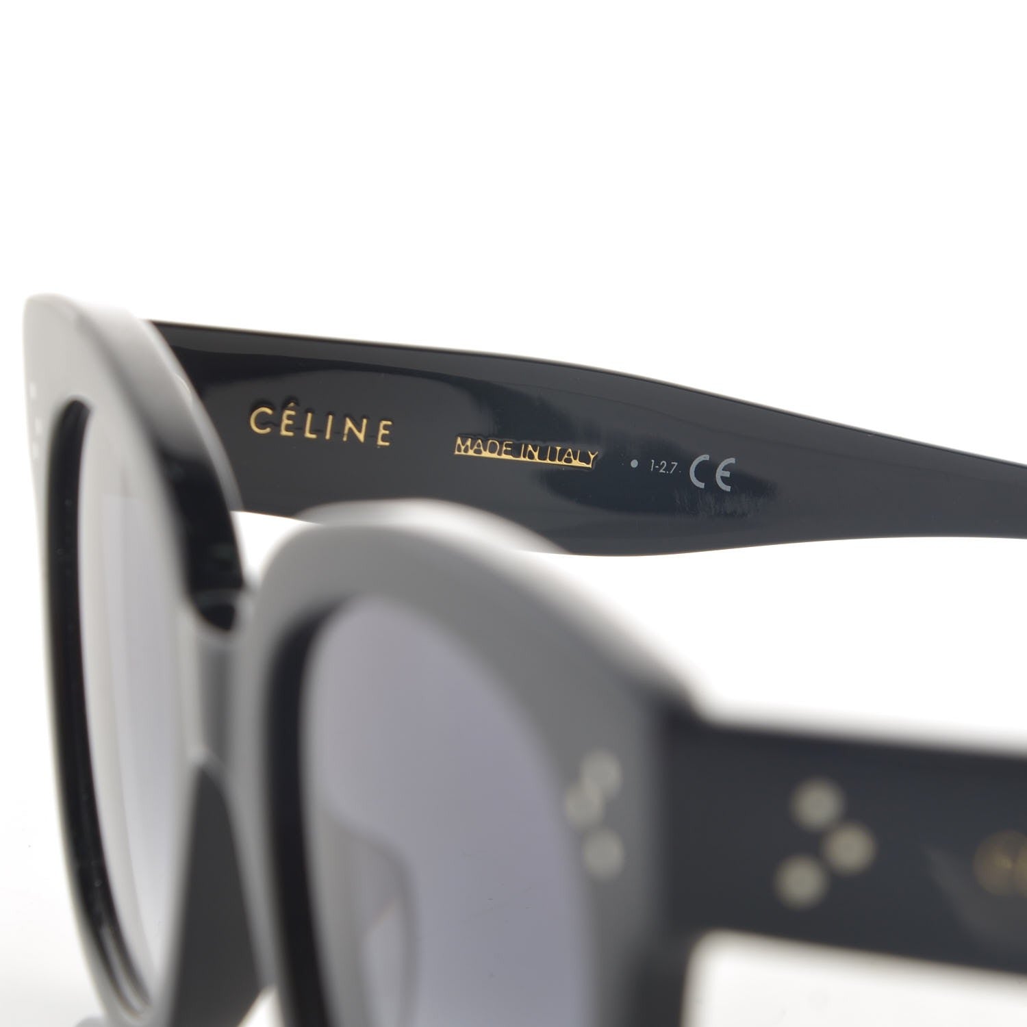 Celine Square Sunglasses CL40002U Black 6 of 8