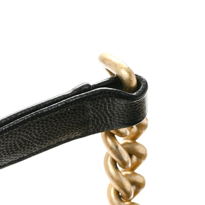 Chanel Caviar Quilted Medium Boy Flap Black 14 of 14