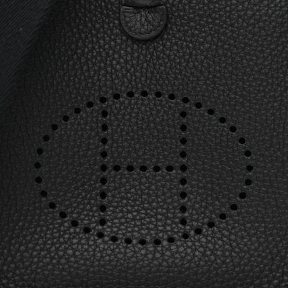 Hermes Taurillon Clemence Evelyne TPM Black 8 of 11