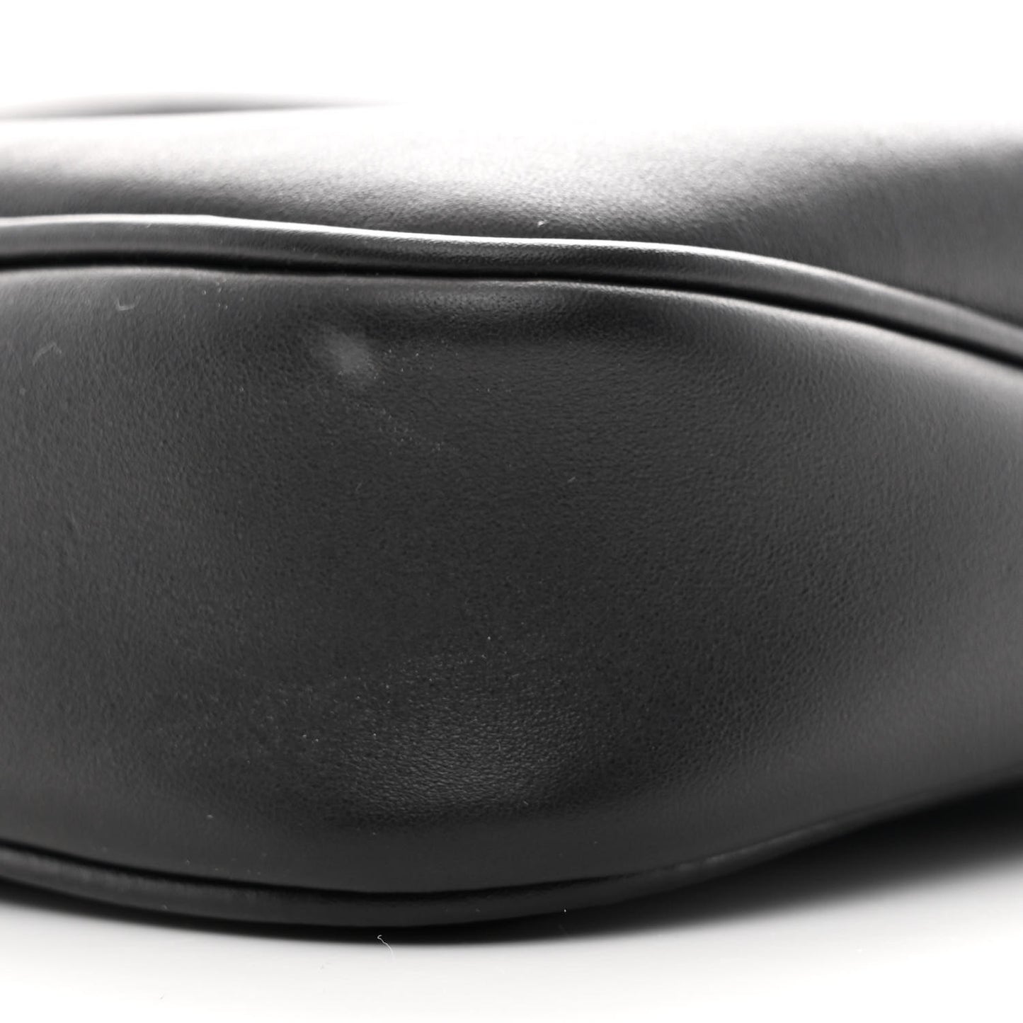 Natural Smooth Calfskin Rodeo Sling Pochette Black
