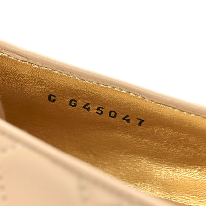 Chanel Lambskin Quilted CC Ballerina Flats 40 Light Beige 9 of 11