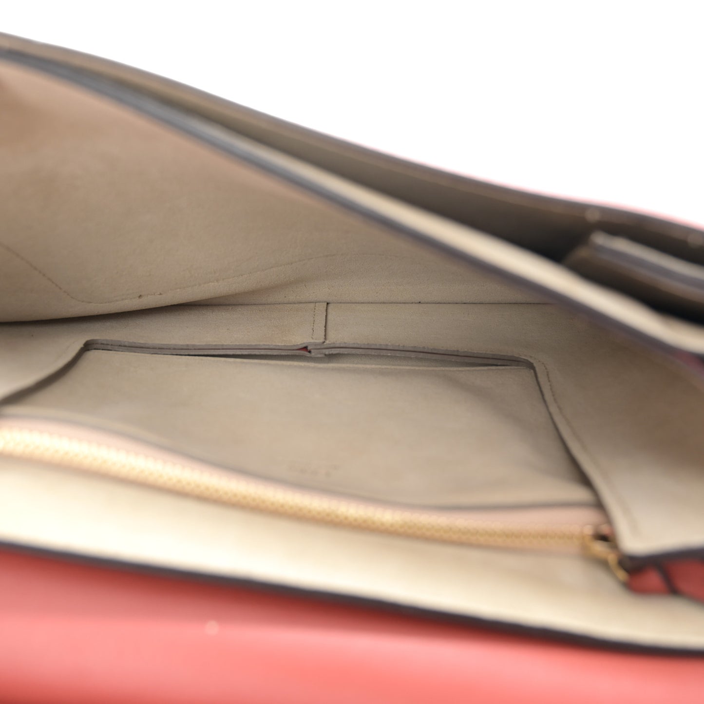 Calfskin Suede Medium Faye Shoulder Bag Sepia Red