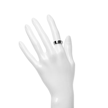 Cartier 18K White Gold 5.5mm LOVE Ring 49 4.75 2 of 4