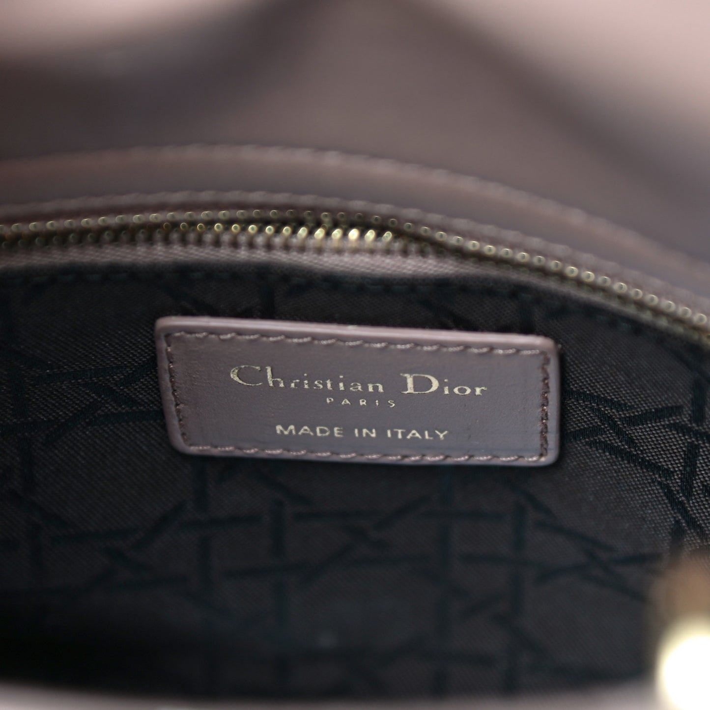 Lambskin Cannage Small Lady Dior Fard