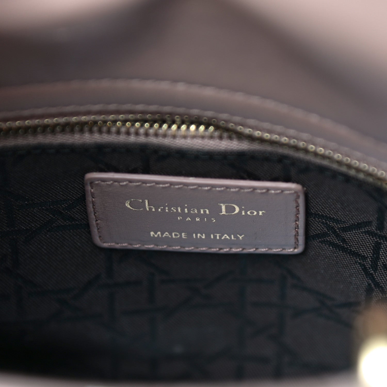 Christian Dior Lambskin Cannage Small Lady Dior Fard 5 of 12