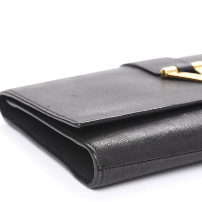 Saint Laurent Calfskin Classic Y Ligne Clutch Black 9 of 11