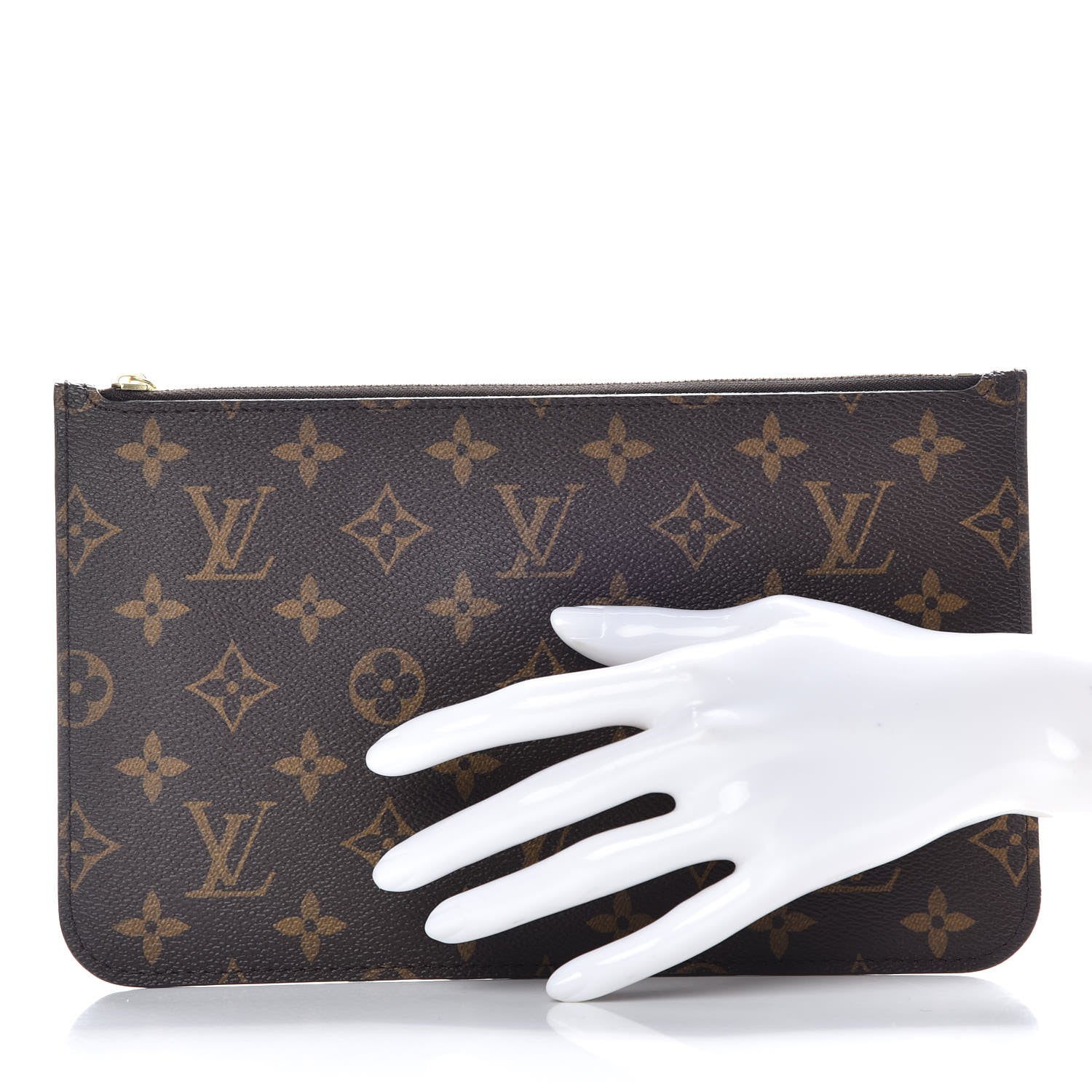 Louis Vuitton Monogram Neverfull MM GM Pochette 2 of 9