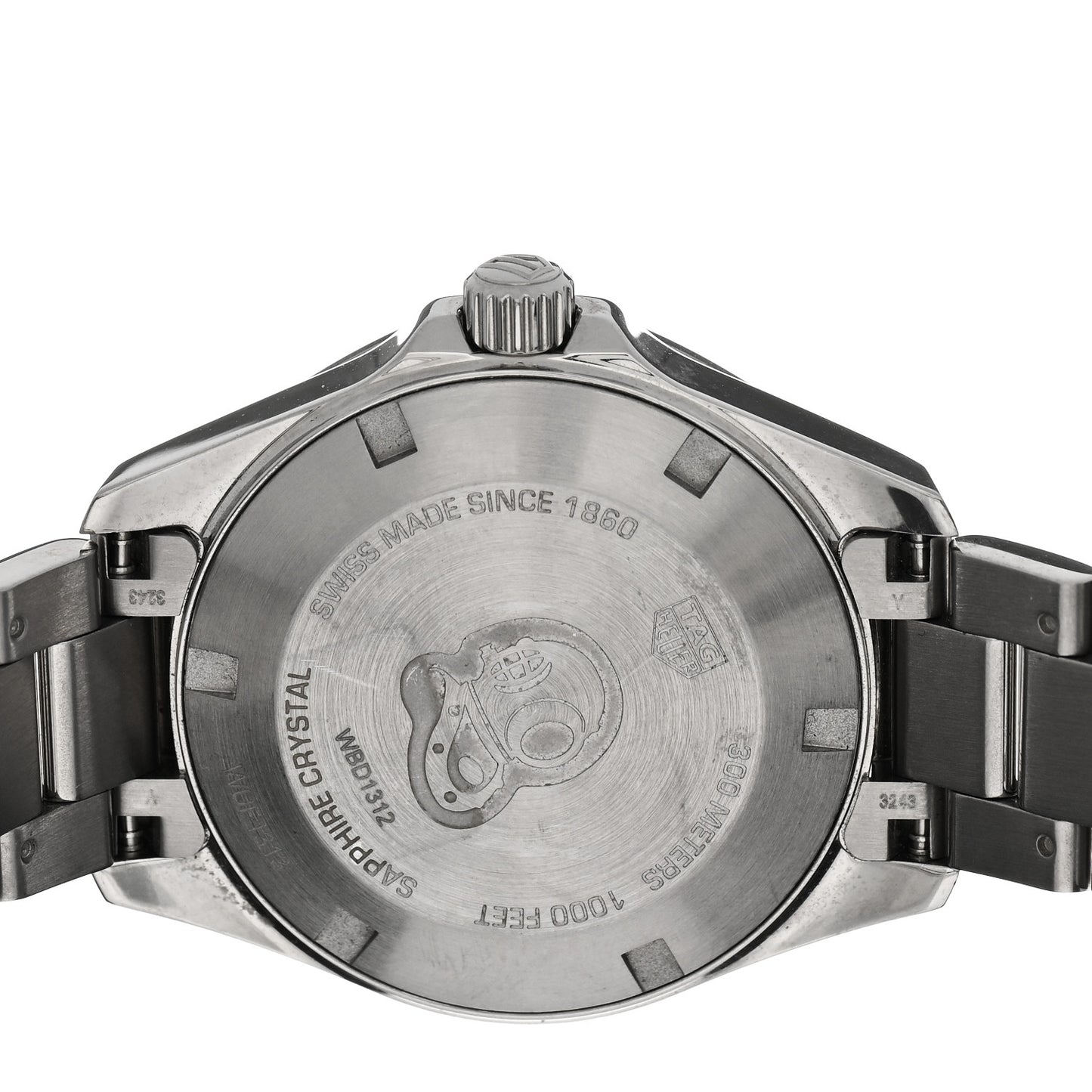 Stainless Steel 32mm Aquaracer Lady Quartz Watch Blue WBD1312