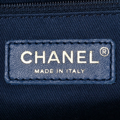 Chanel Denim Quilted Medium Denim Trip Single Flap Blue 6 of 11