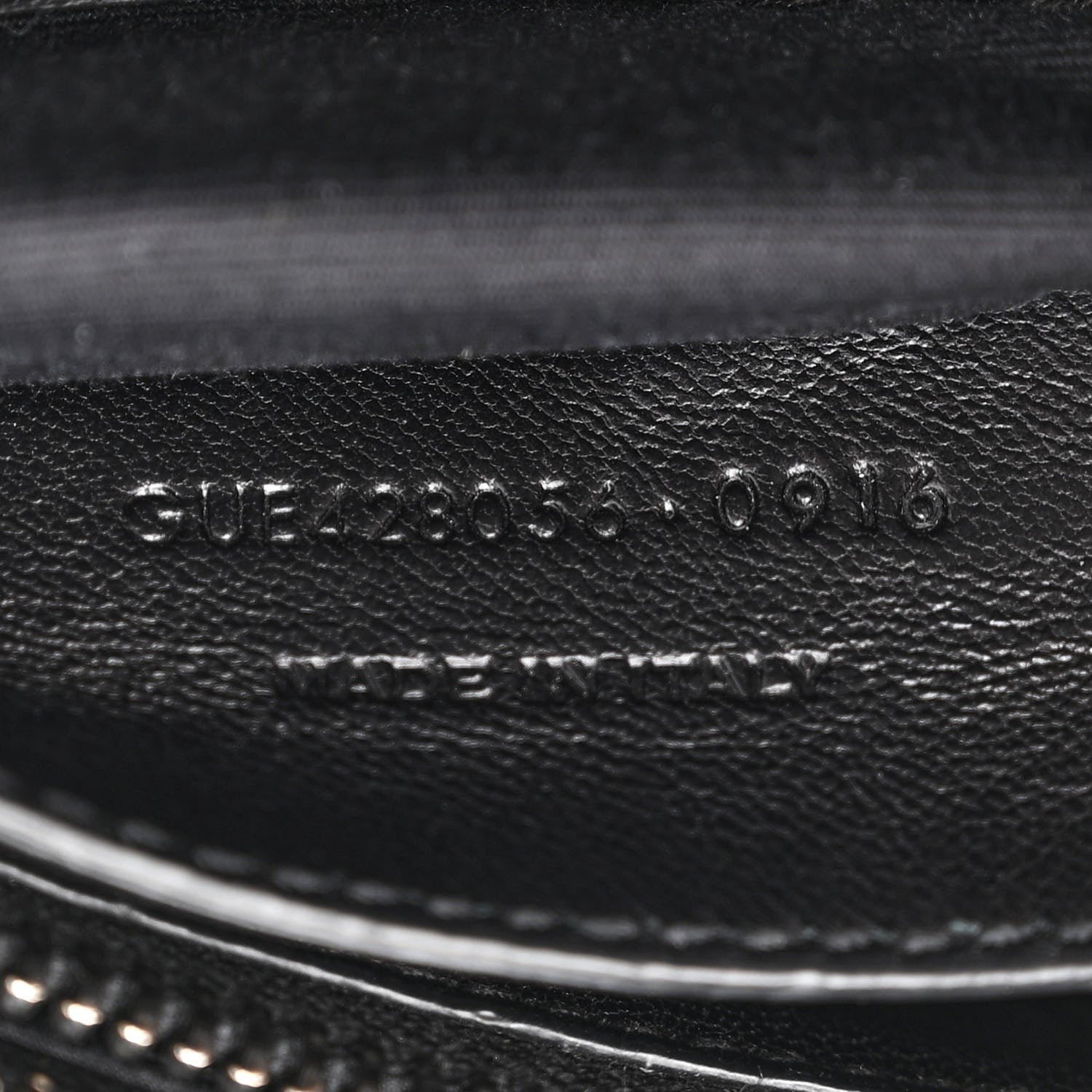 Saint Laurent Sheepskin Matelasse Chevron Monogram Medium College Bag Black 7 of 15
