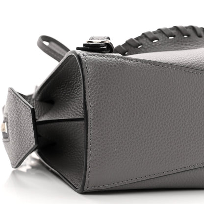 Balenciaga Grained Calfskin Neo Classic Silver Hardware Mini City Dark Grey 9 of 10