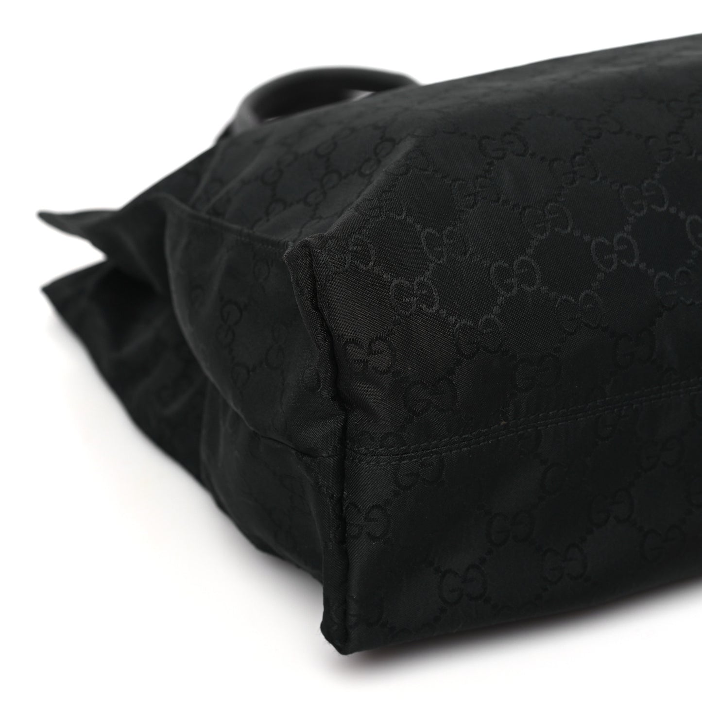 Nylon Monogram Tote Black