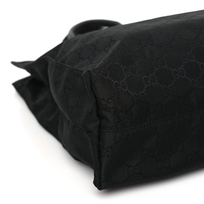 Gucci Nylon Monogram Tote Black 9 of 11