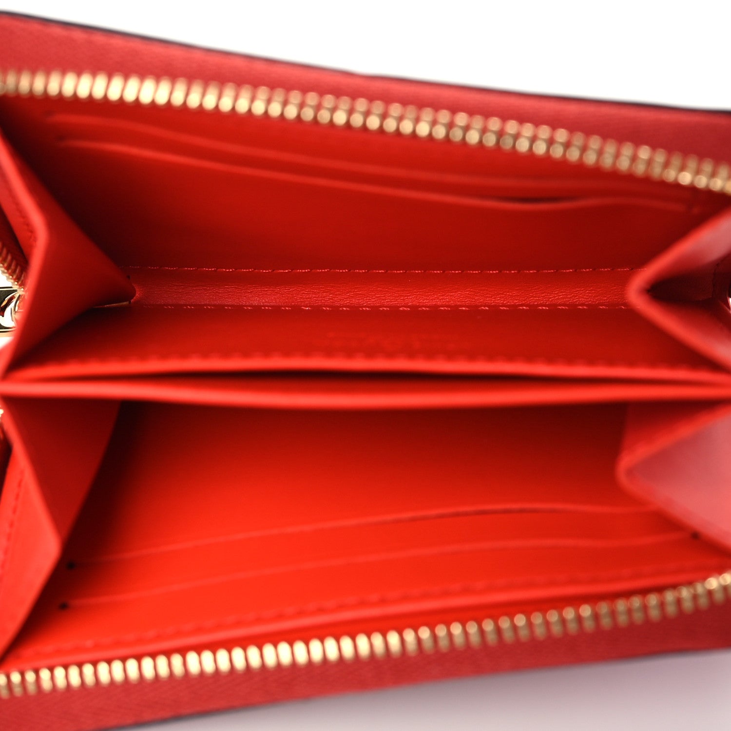 Louis Vuitton Metallic Vernis Degrade Zippy Coin Purse Pink Red 5 of 6