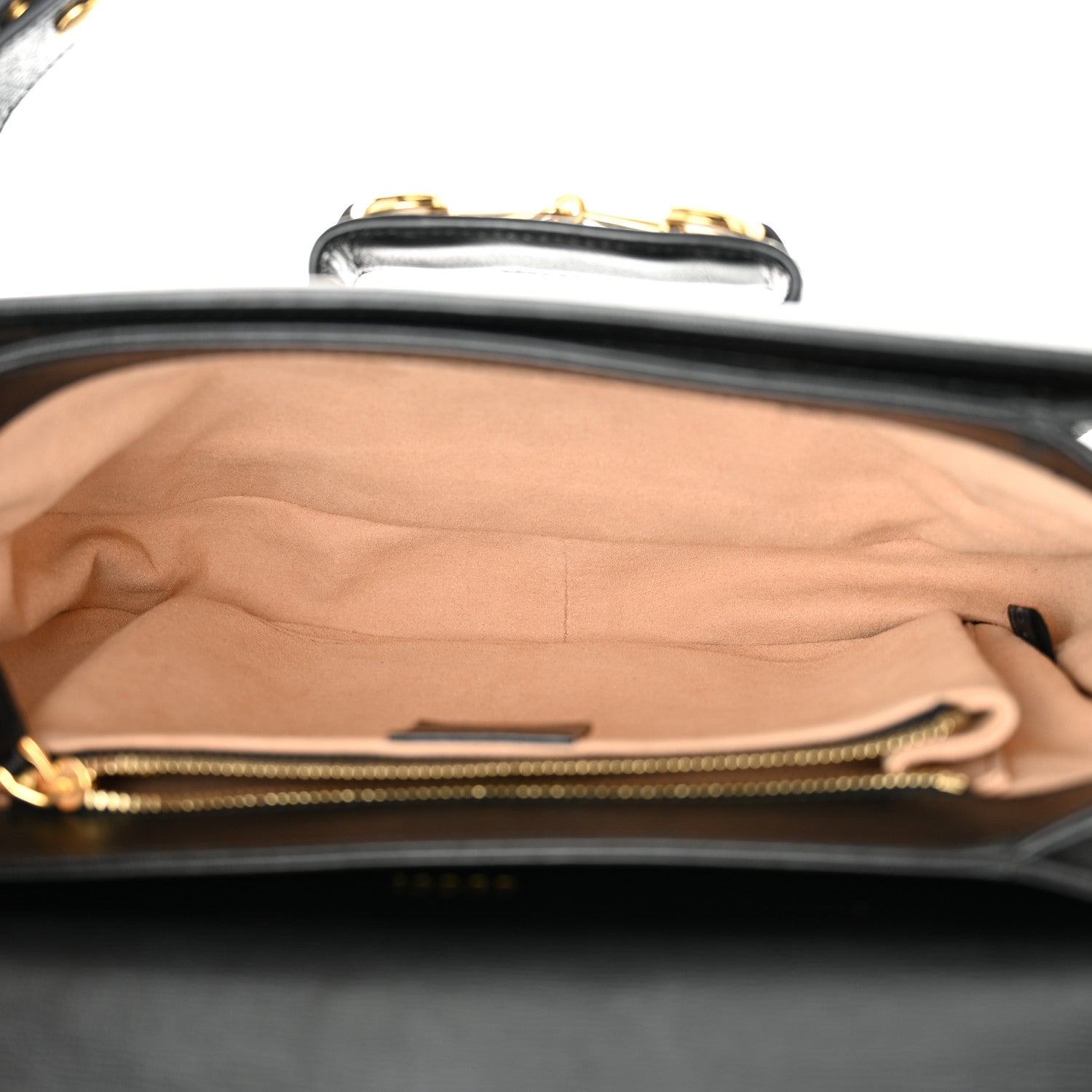 Gucci Azalea Calfskin Horsebit 1955 Shoulder Bag Black 5 of 11