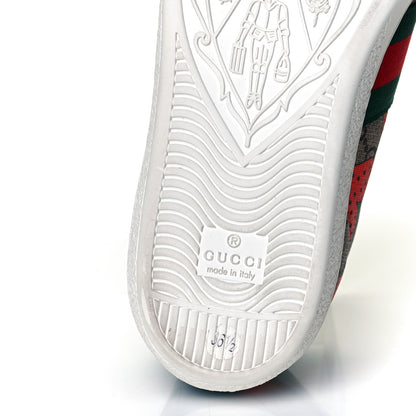 Gucci GG Supreme Monogram Strawberry Web Womens Ace Sneakers 36.5 Beige Multicolor Red Green 6 of 8