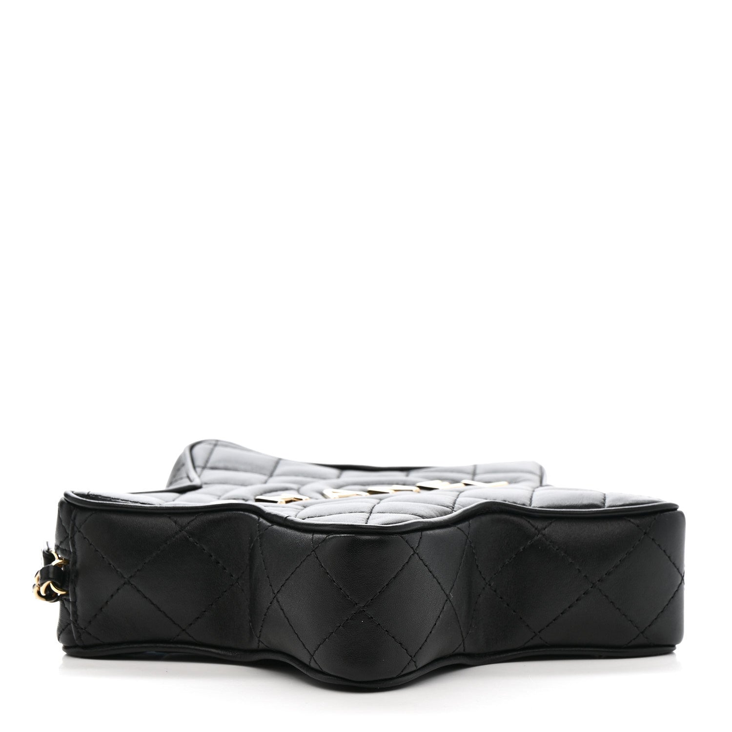Chanel Lambskin Quilted Walk of Fame Star Bag Black 4 of 11