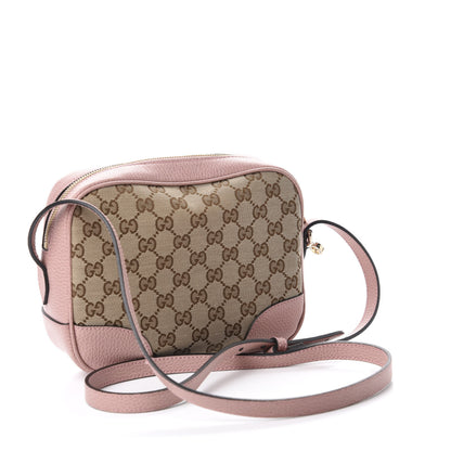 Gucci Monogram Mini Bree Messenger Bag Beige Soft Pink 3 of 10