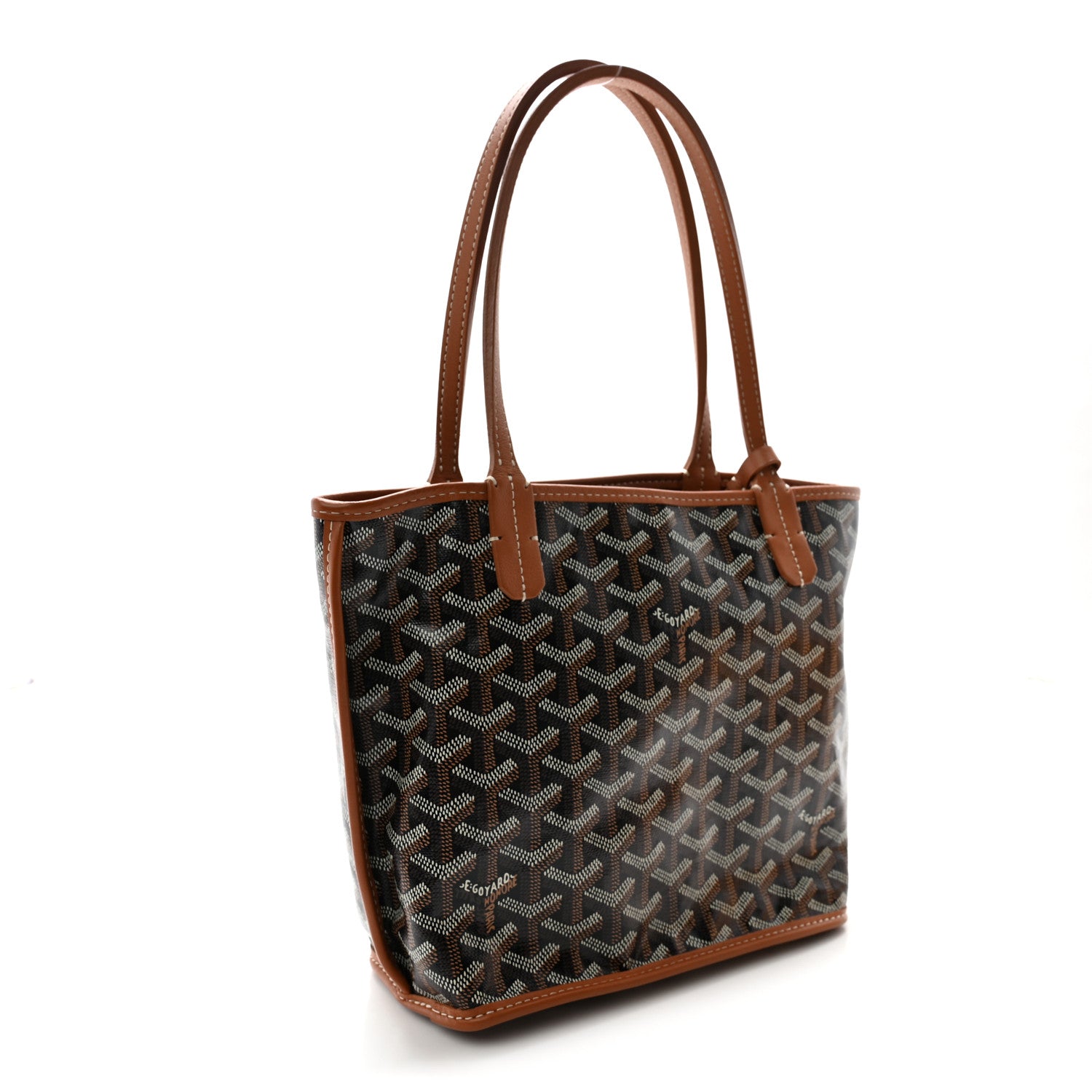 Goyard Goyardine Reversible Mini Anjou Black Gold 6 of 18