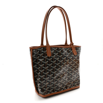 Goyard Goyardine Reversible Mini Anjou Black Gold 6 of 18